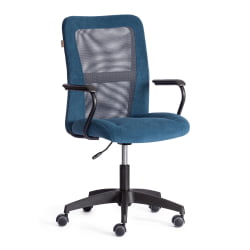 Компьютерное кресло STAFF флок/ткань, синий/серый, 32/W-12