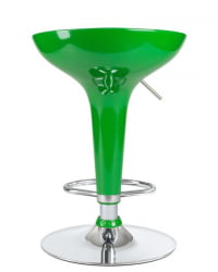 Стул барный DOBRIN BOMBA (зеленый металлик) 2 шт