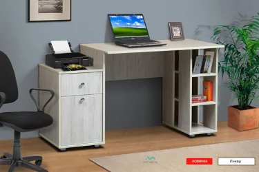 Стол письменный с тумбой СП Венге