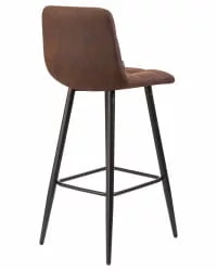 Стул барный DOBRIN NICOLE Коричневая микрофибра PK-03