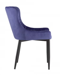 Стул Ститч ткань велюр (Синий)