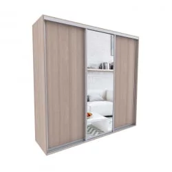 Трехстворчатый шкаф Акцент-Сим ДЗ 1500х600  Ясень шимо светлый