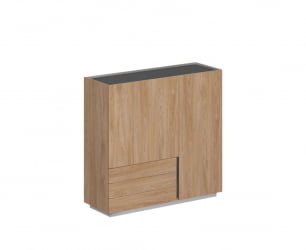 Шкаф Oliver OL-20-17.GN.GN.GN.L Гикори натуральный