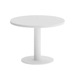 Стол журнальный круглый HOME OFFICE VR.SP-5-60.1G Белый Бриллиант/Белый металл