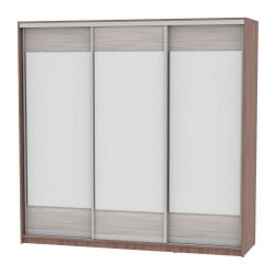 Шкаф-купе B-220х235х60-3(ЯШТ-ЯШС-D8D8D8)