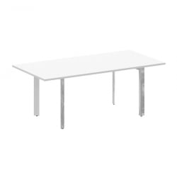 Стол переговорный на П-образном м/к ONIX DIRECT LUX M-O.MP-PRG-19 Белый бриллиант