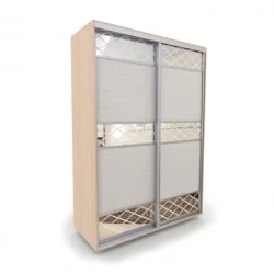 Шкаф-купе 2-х дверный Акцент-Лайн КР 1000х600 Дуб молочный