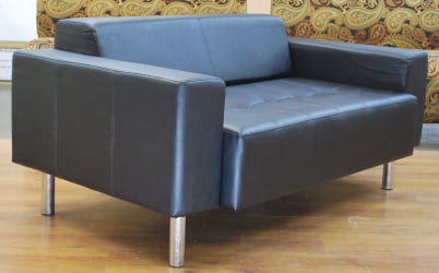 Кухонный уголок БруноNZ кожа Черный