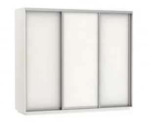 Шкаф-купе трехдверный Экспресс Трио Элемент 2400х2200h Белый снег