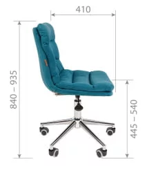 Компьютерное кресло CХАИРМАН ДОМ (Хоме) 115 Бирюзовый / CHAIRMAN (Home)