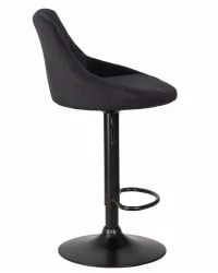 Стул барный DOBRIN LOGAN BLACK Черный велюр MJ9-101