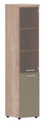 Шкаф колонка комбинированная с топом (правый) Torr LUX TLHC 42.2 R Дуб Каньон Капучино