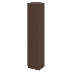 Шкаф высокий узкий левый (1 низкая дверь ЛДСП, 1 средняя дверь ЛДСП) NOVA S В.СУ-1.3 L Венге Цаво