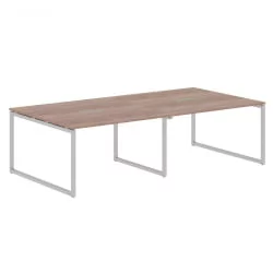 Конференц-стол КСТЕН-К КСКCТ 2714 Дуб Сонома Алюминий / XTEN-Q XQCT