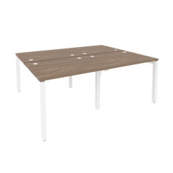 Рабочая станция на П-образном м/к ONIX O.MP-D.RS-4.1.8 Дуб Аризона/Белый