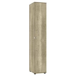 Шкаф распашный Алиса(H1)2230х400х540сторцевойручкой(ДКМ)