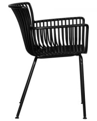 Стул обеденный DOBRIN ROSS (черный (B-03) без подушки) 4 шт