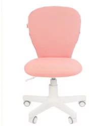 Детское кресло CХАИРМАН ТИН (КИДС) 105 белый пластик ТВ (ТВ) Розовый / CHAIRMAN (KIDS) (TW)