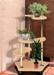 Подставка под цветы В-4 (Дуб беленый)