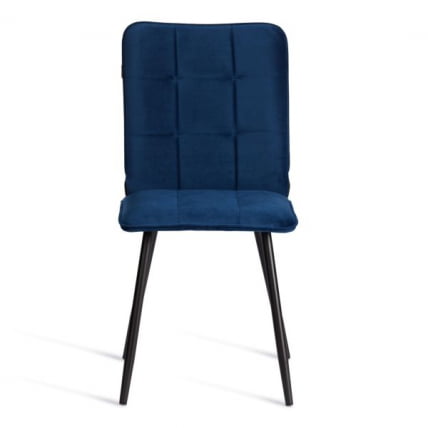 Стул обеденный Bari (2 шт. в упаковке) LT, велюр, Blue (синий), 41х55х89 см_5
