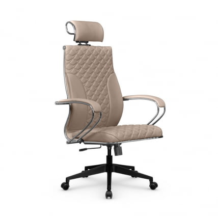 Кресло руководителя Metta L 2c 44C/K116 Infinity Easy Clean (MPES) Комплект 6 Темно-бежевое_0