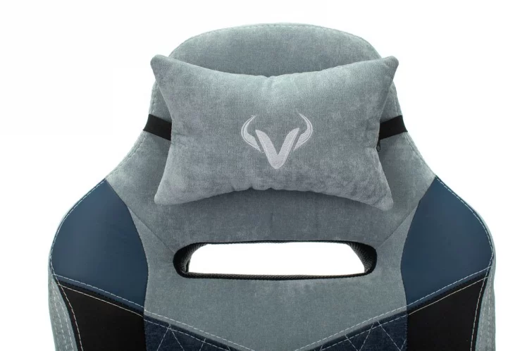 Кресло игровое Бюрократ VIKING 6 KNIGHT BL FABRIC Синий_6