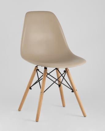 Стул Eames DSW 4 шт. Бежевый_1