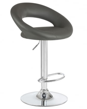 Стул барный DOBRIN MIRA (серый) 2 шт_2