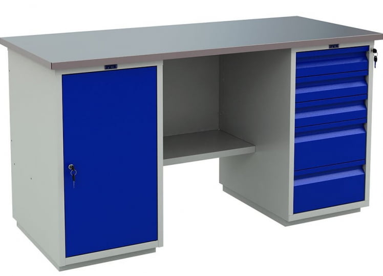 Верстак WT160.WD1/WD5.000 Серо-синий_0