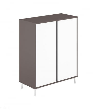 Шкаф средний Сирио СР.302.ВФ.ВХ Вольфрам Белый / Sirio SR.302.WF.WH_0