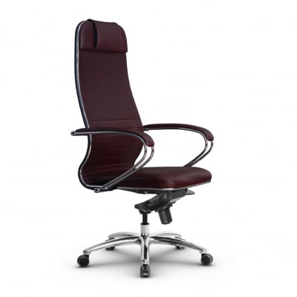 Кресло руководителя Metta L 1m 38K2K Комплект 1 Темно-бордовое_1