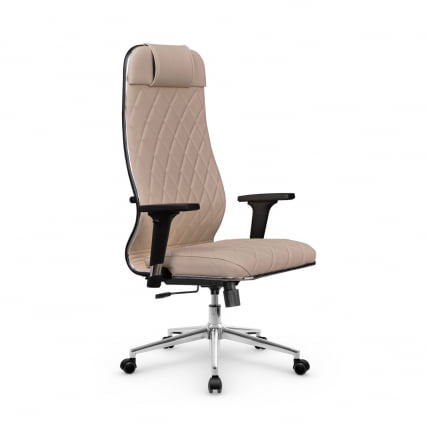Кресло руководителя Мetta L 1m 40M/2D Infinity Easy Clean (MPES) Комплект 9 Темно-бежевое_0