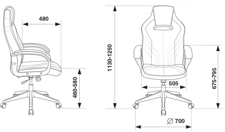 Кресло игровое Бюрократ VIKING 3 AERO RUS_4