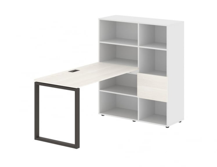 Рабочая станция EDIS EQRST 1113 Ясень Траун Мокко Белый Рабочая станция EDIS EQRST 1113 Ясень Траун Мокко Белый_0