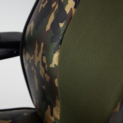 Кресло RACER GT MILITARY кож/зам/ткань, хаки/хаки, TW 28_15
