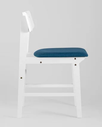 Комплект из двух стульев ОДЕН ВХИТЕ 2 шт Синий / ODEN WHITE_2