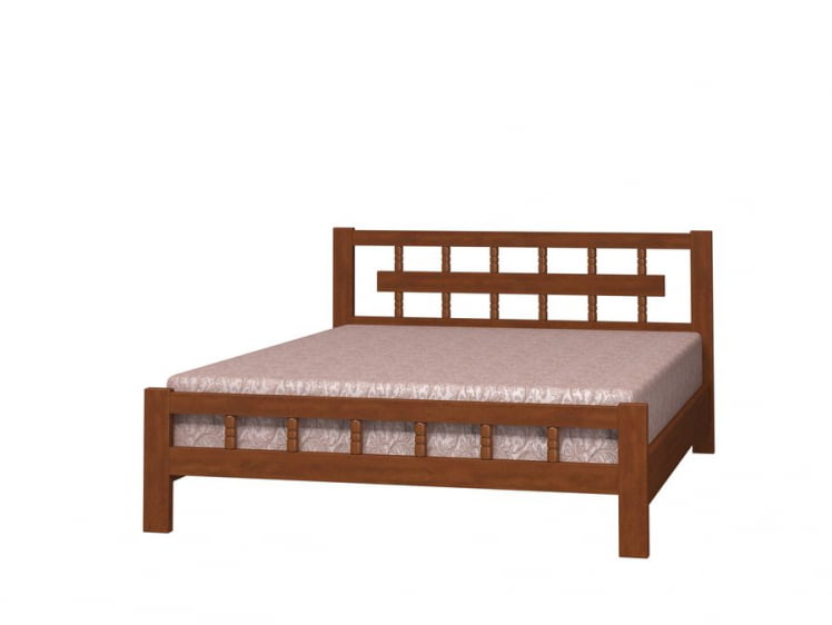 Кровать из массива Натали-5 200х90 Слоновая кость_0