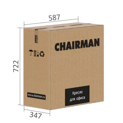 Кресло для оператора CHAIRMAN 020 ткань Красный_5