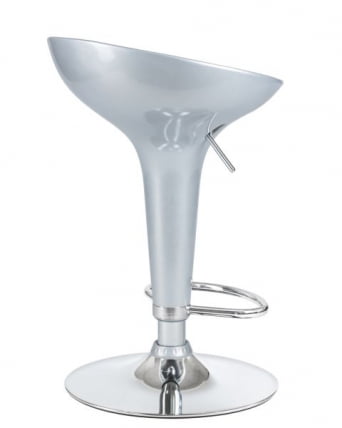 Стул барный DOBRIN BOMBA (серебряный металлик) 2 шт_4