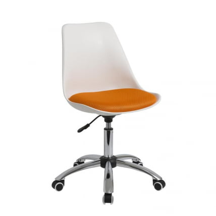 Кресло Echair-212 PTW 480761 Белое Оранжевое_0