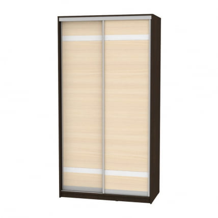 Шкаф-купе B-220х120х60-1(Венге-ДМ-D9D9)_0