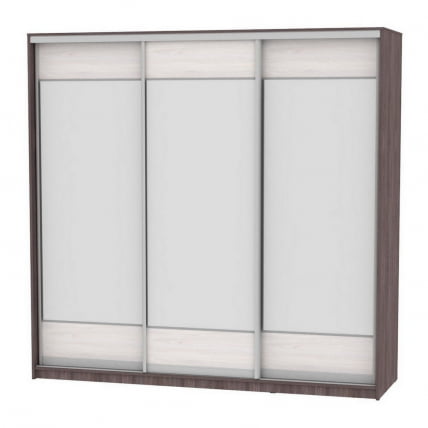 Шкаф-купе B-220х235х60-3(ЯАТ-ЯАС-D8D8D8)_0