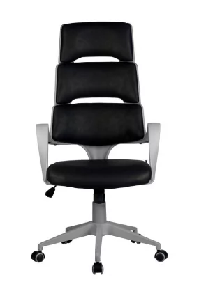 Кресло оператора Riva Chair SAKURA (серый пластик) Черный_1