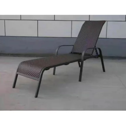 Шезлонг-лежак плетеный Берна A37A Brown_0