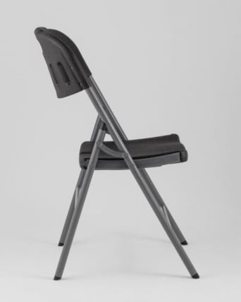 Стул складной банкетный черный пластиковый_6