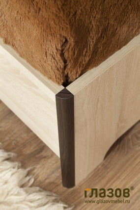 Кровать (900) Эко 5 Дуб сонома (спальня)_1