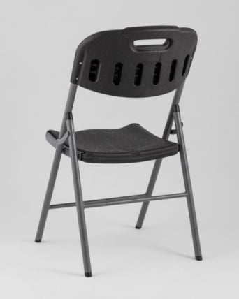 Стул складной банкетный черный пластиковый_4