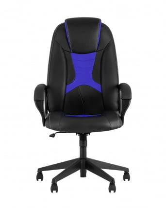 Геймерское кресло TopChairs ST-CYBER 8 черный/синий_2