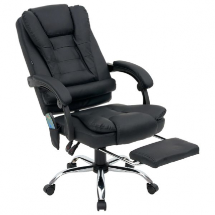 Кресло офисное CROMEX (КРОМЕКС) Lounge MS-007 экокожа черное_13