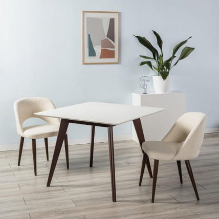 Стол Лунд 960*960 Белый Темный орех_10